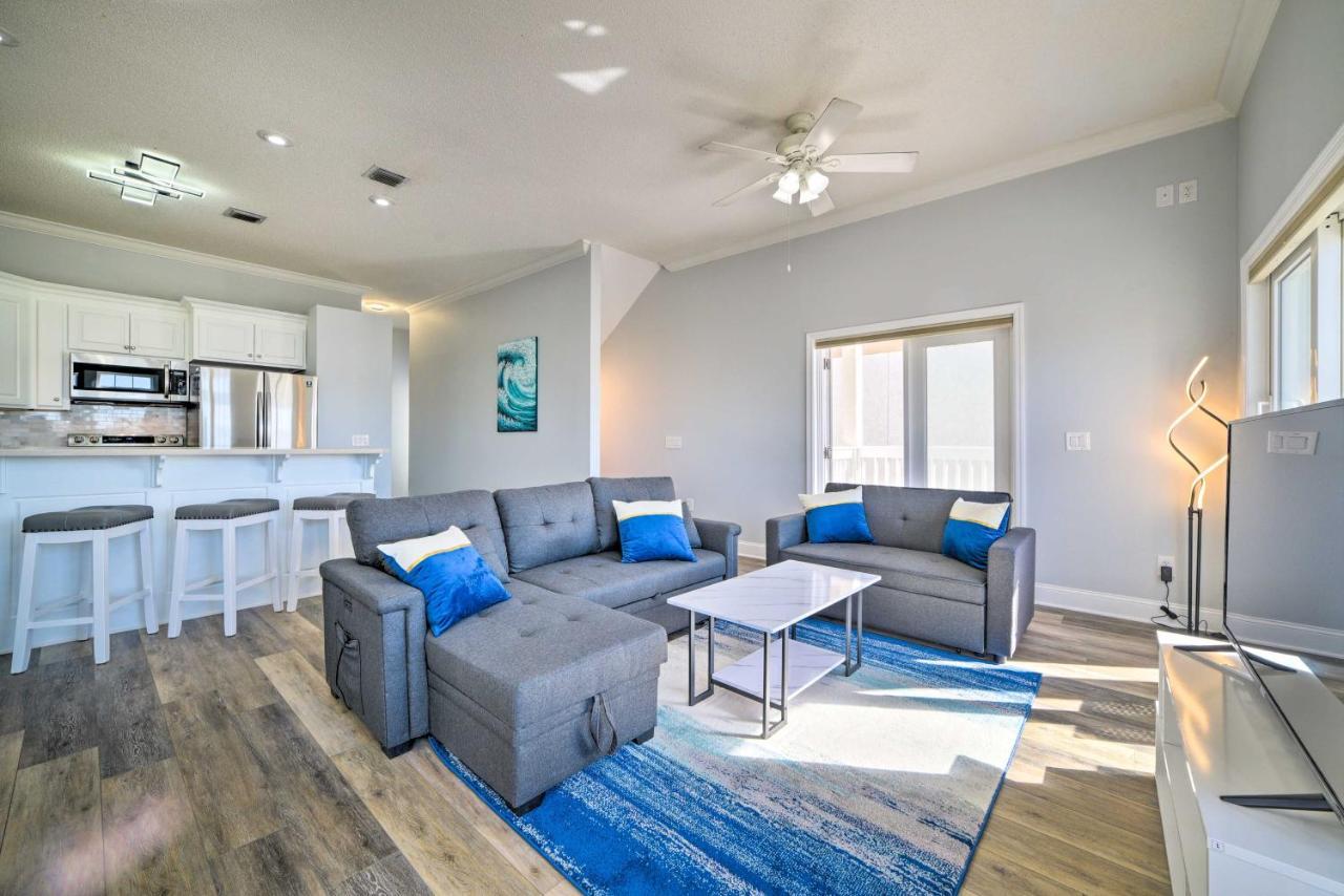 Sunny Pcb Home With Balcony Steps To The Beach! Panama City Beach Exterior photo