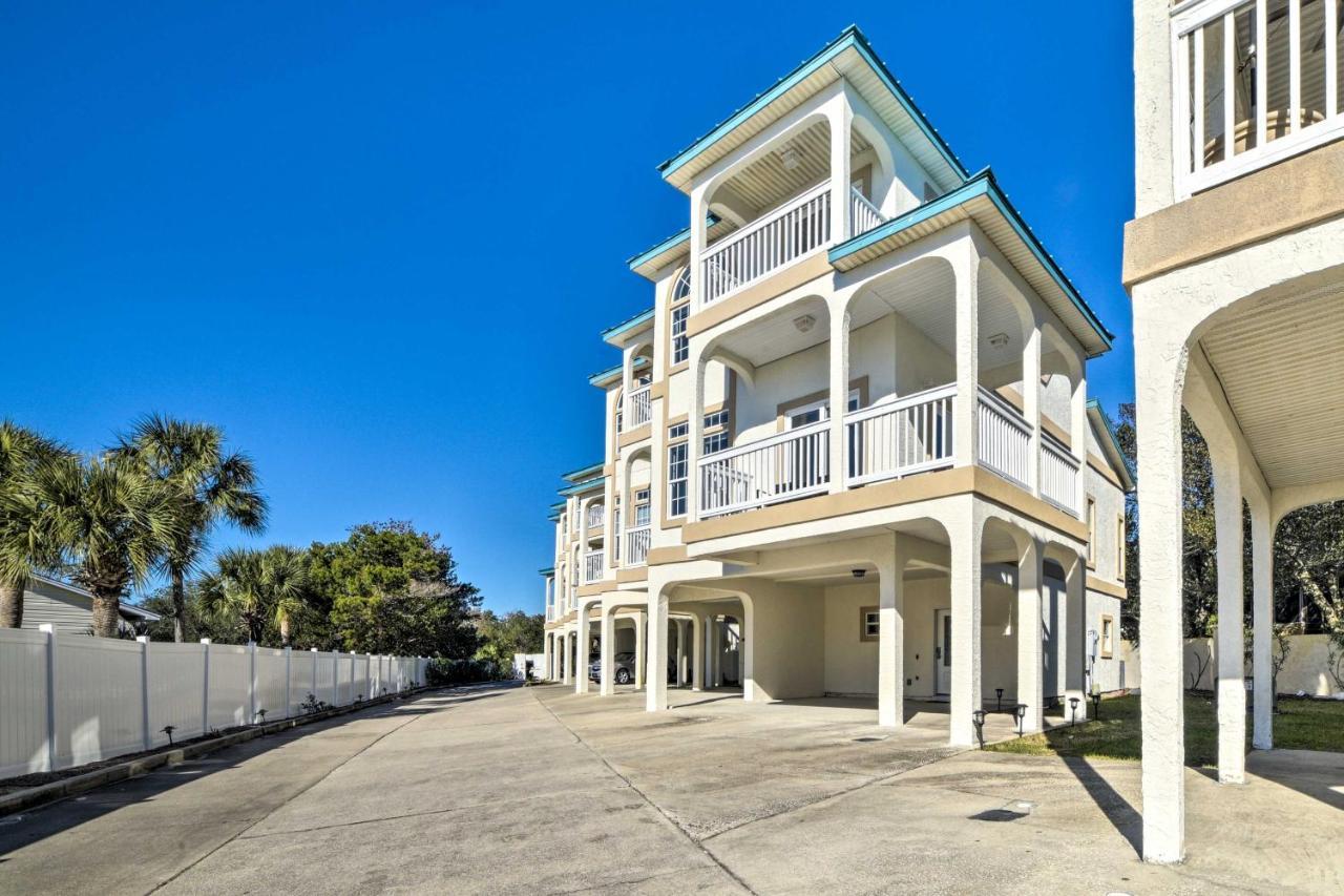 Sunny Pcb Home With Balcony Steps To The Beach! Panama City Beach Exterior photo