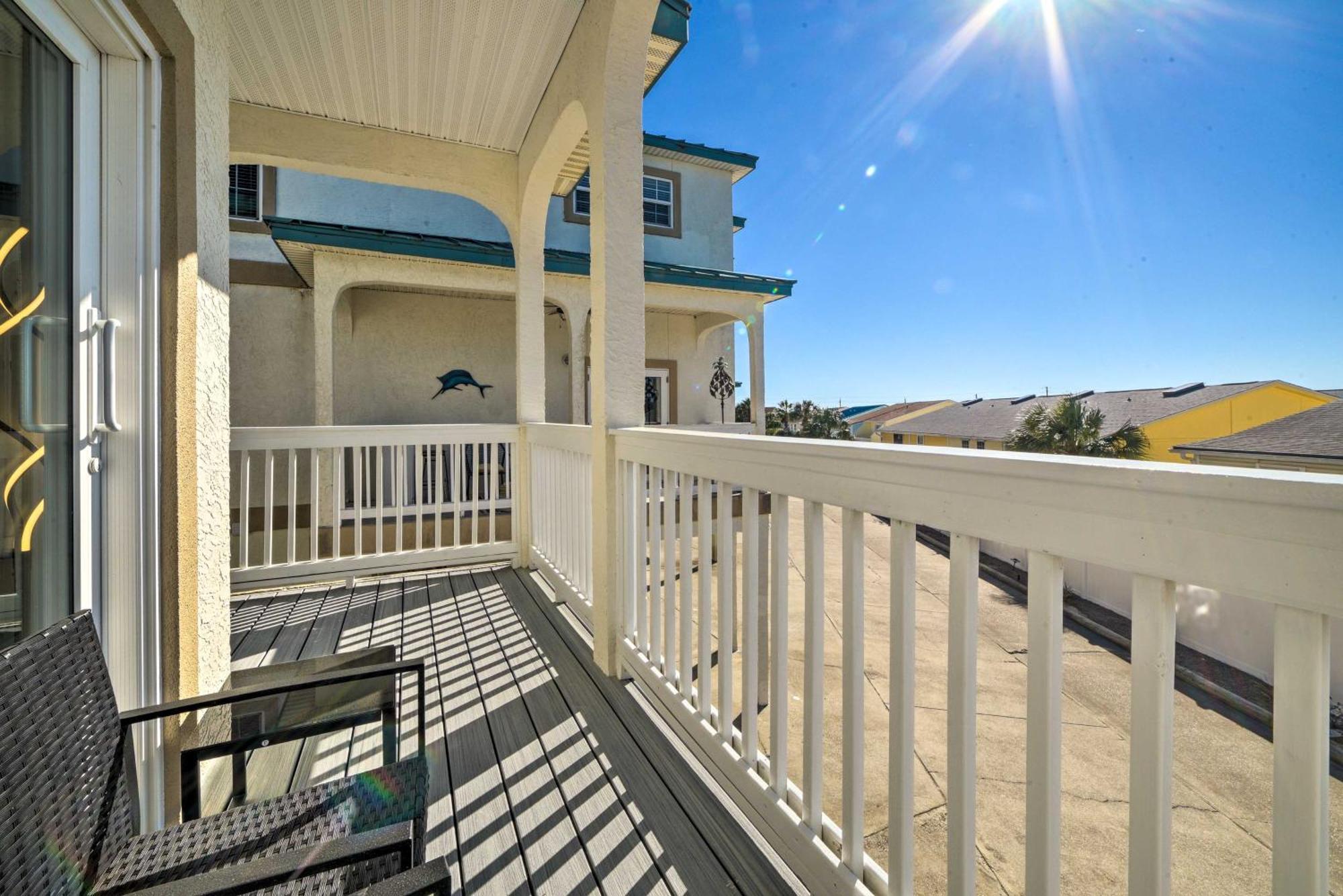 Sunny Pcb Home With Balcony Steps To The Beach! Panama City Beach Exterior photo