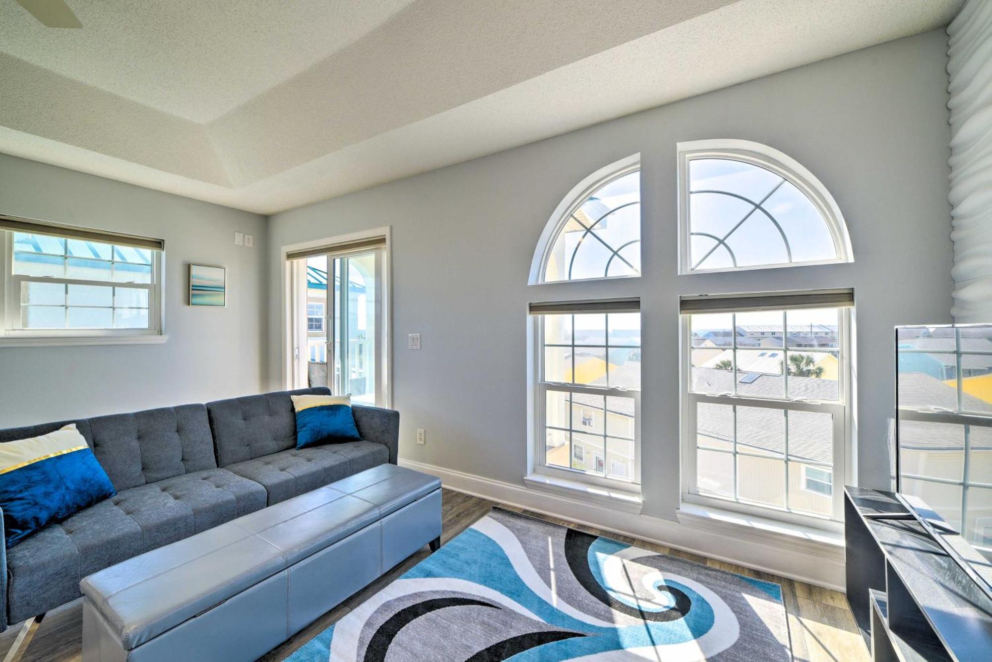 Sunny Pcb Home With Balcony Steps To The Beach! Panama City Beach Exterior photo