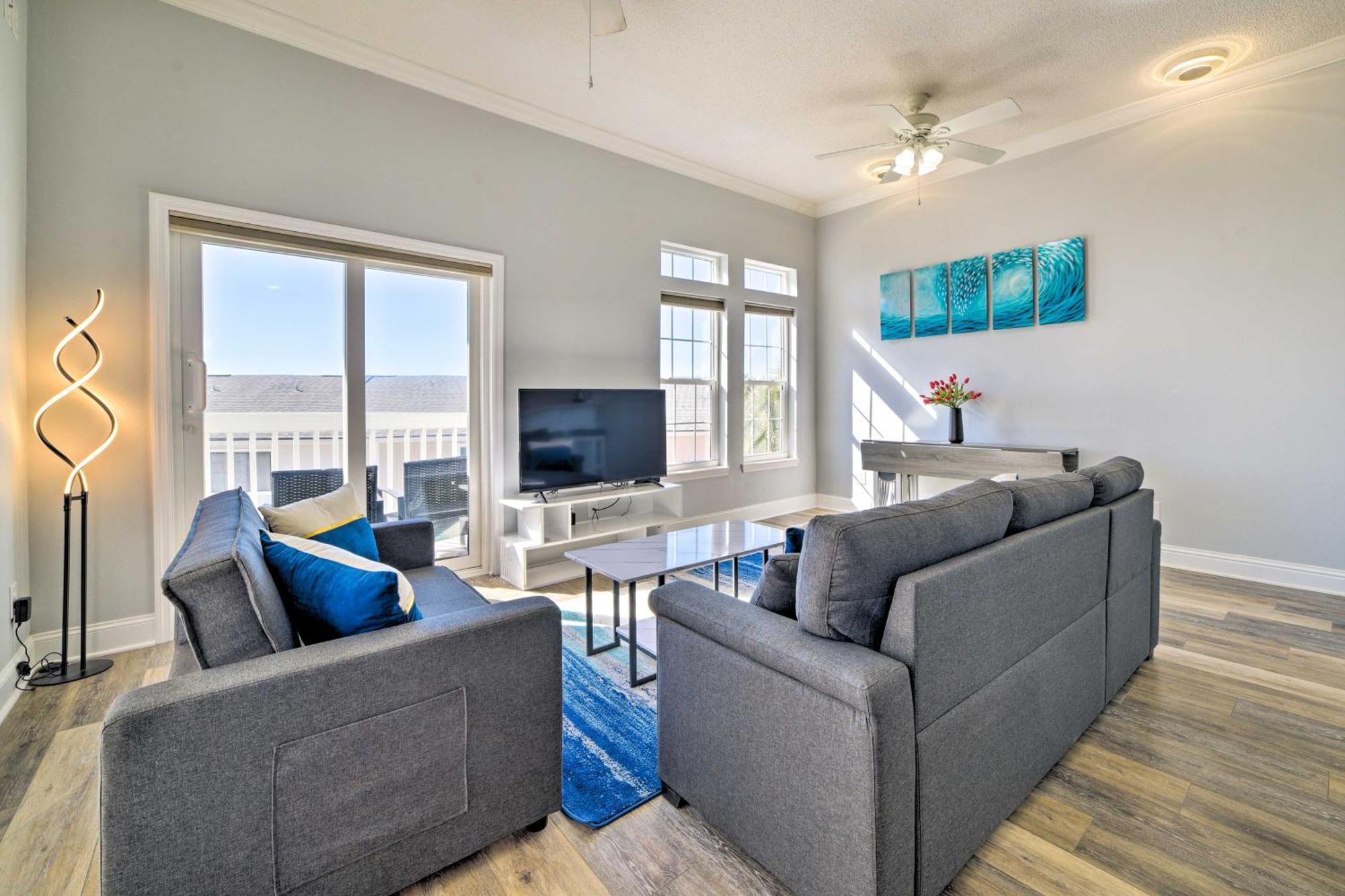 Sunny Pcb Home With Balcony Steps To The Beach! Panama City Beach Exterior photo